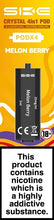 Load image into Gallery viewer, SKE CRYSTAL 4in1 Replacement Pre Filled Pods - 4 Pack