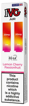 Load image into Gallery viewer, IVG Air Replacement Pre Filled Pods - 2 Pack