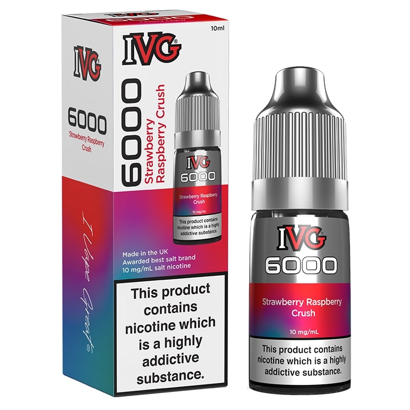 IVG 6000 - Nic Salt - Strawberry Raspberry Crush [10mg]