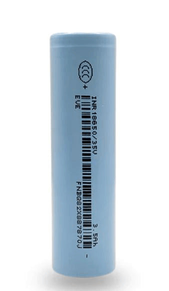 Eve 33V - 18650 Battery - 3100mAh - 10A - Max 30W Single / Max 60W Dual