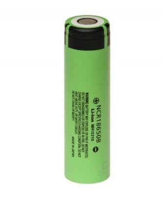 Panasonic NCR18650B - 18650 Battery - 3350mAh - 5A - Max 13W Single / Max 26W Dual