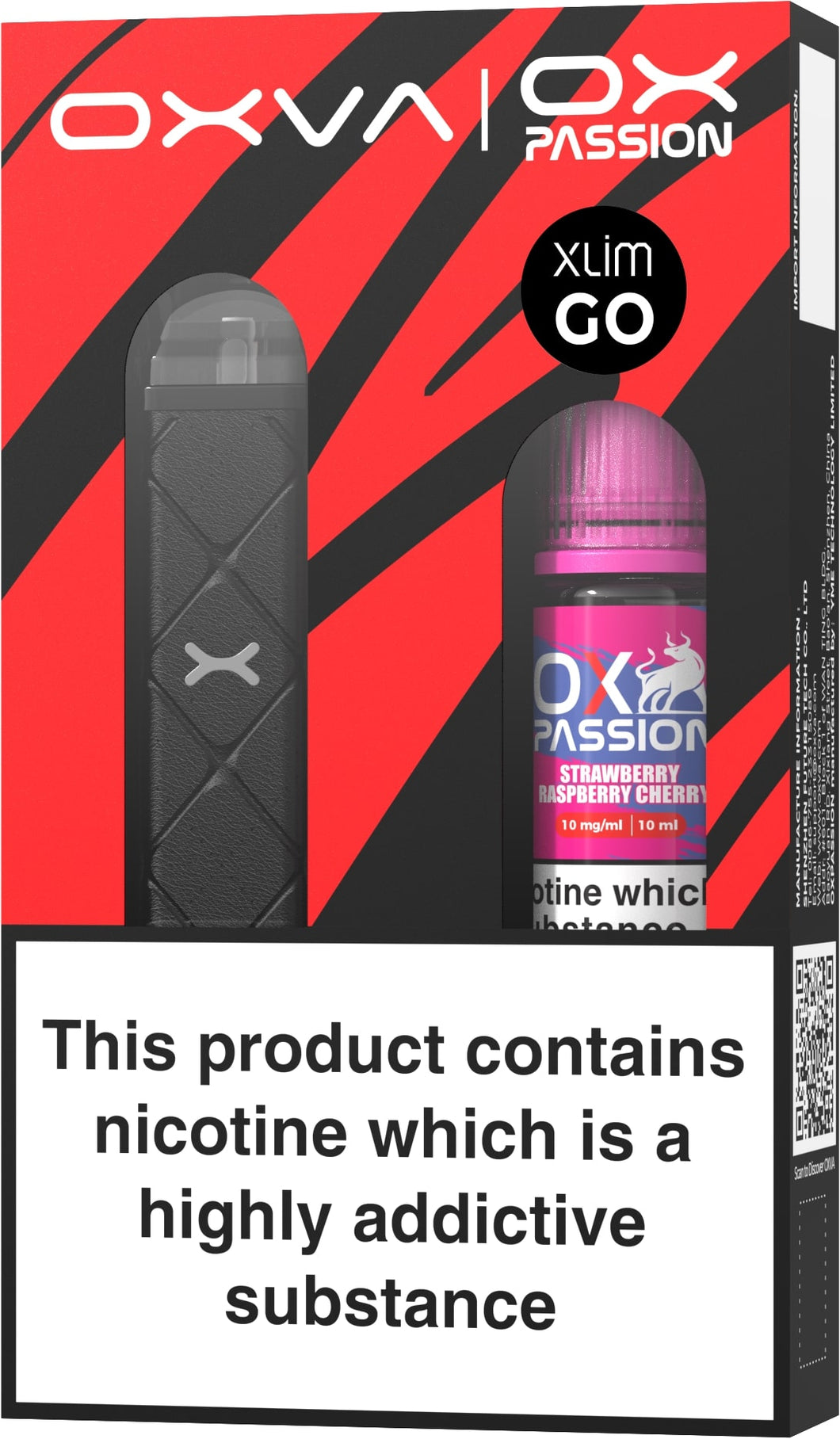 OXVA Xlim Go Pod Kit and Ox Passion